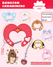 Load image into Gallery viewer, Bangtan Carabiners