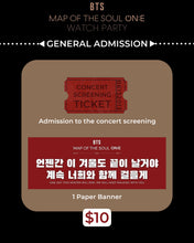 Load image into Gallery viewer, Map of the Soul ON:E Watch Party Tickets | READ DESCRIPTION